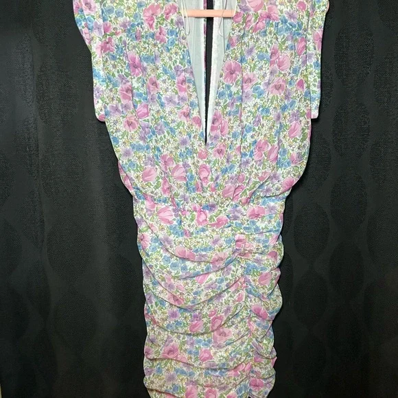 Zara Floral Mini Dress - Picture 5 of 11